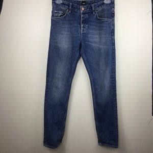 ASOS Straight Leg Distressed Jeans 30X32 High Rise
